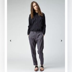 HOPE Krissy Trouser dark gray size 40 (US 10) wool blend trouser EUC